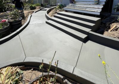 Concrete Stairs and Retaining Wall